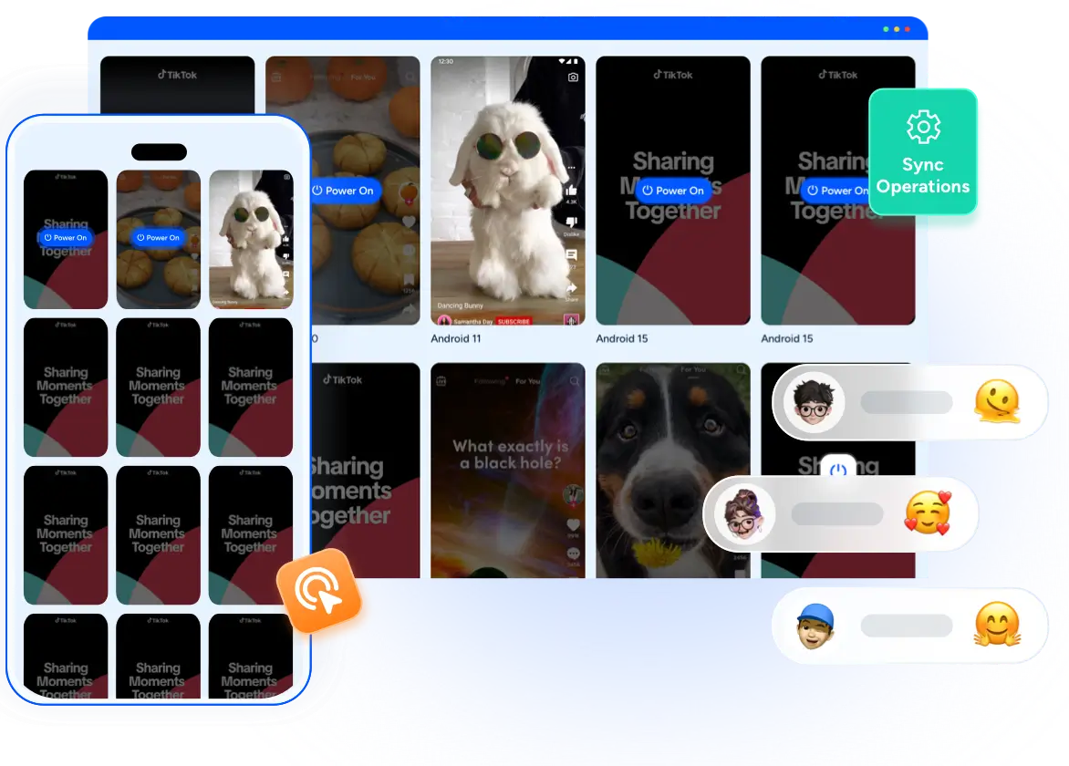 FoxPhone cloud mobile phone interface preview